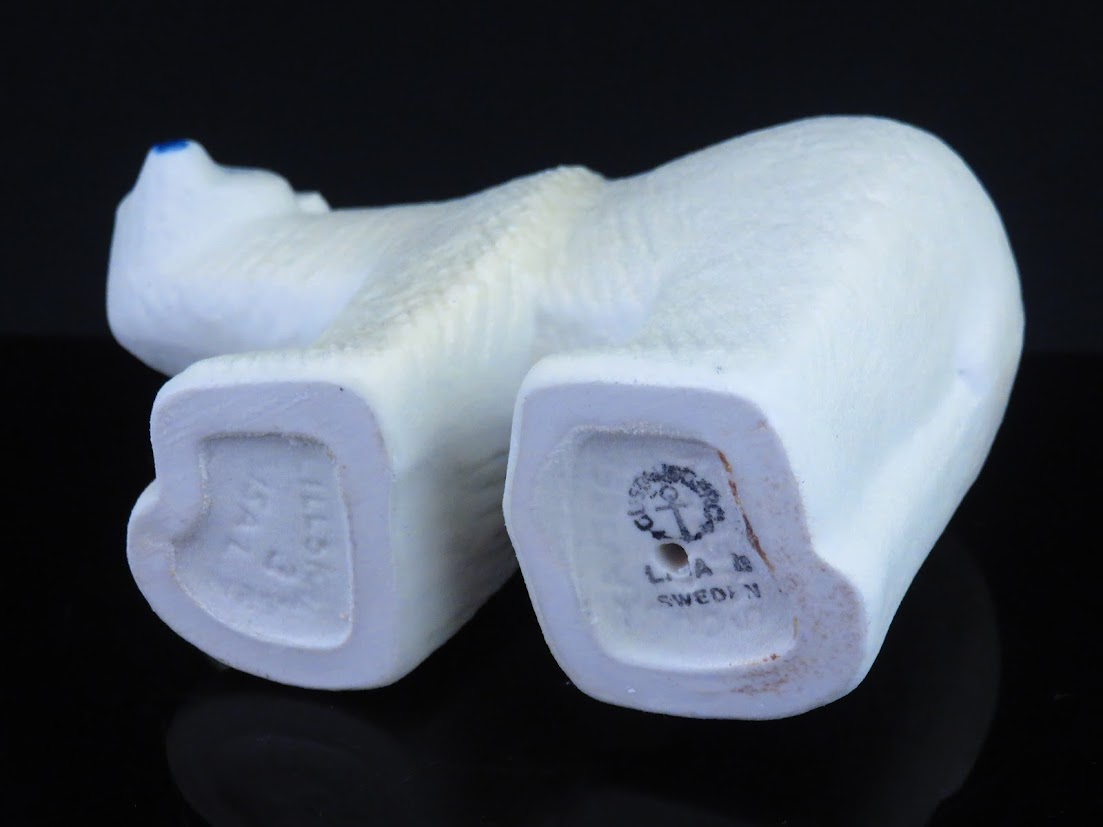 Gustavsberg/グスタフスベリ Lisa Larson/リサラーソン Skansen Isbjorn/ホッキョクグマ フィギュア