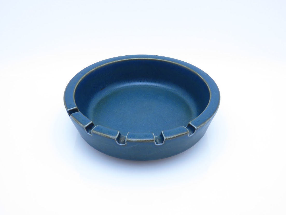 エリック・ホグラン BODA 灰皿 アッシュトレイ ペーパーウェイト 青縦長 エリック・ホグラン BODA 灰皿 アッシュトレイ ペーパーウェイト