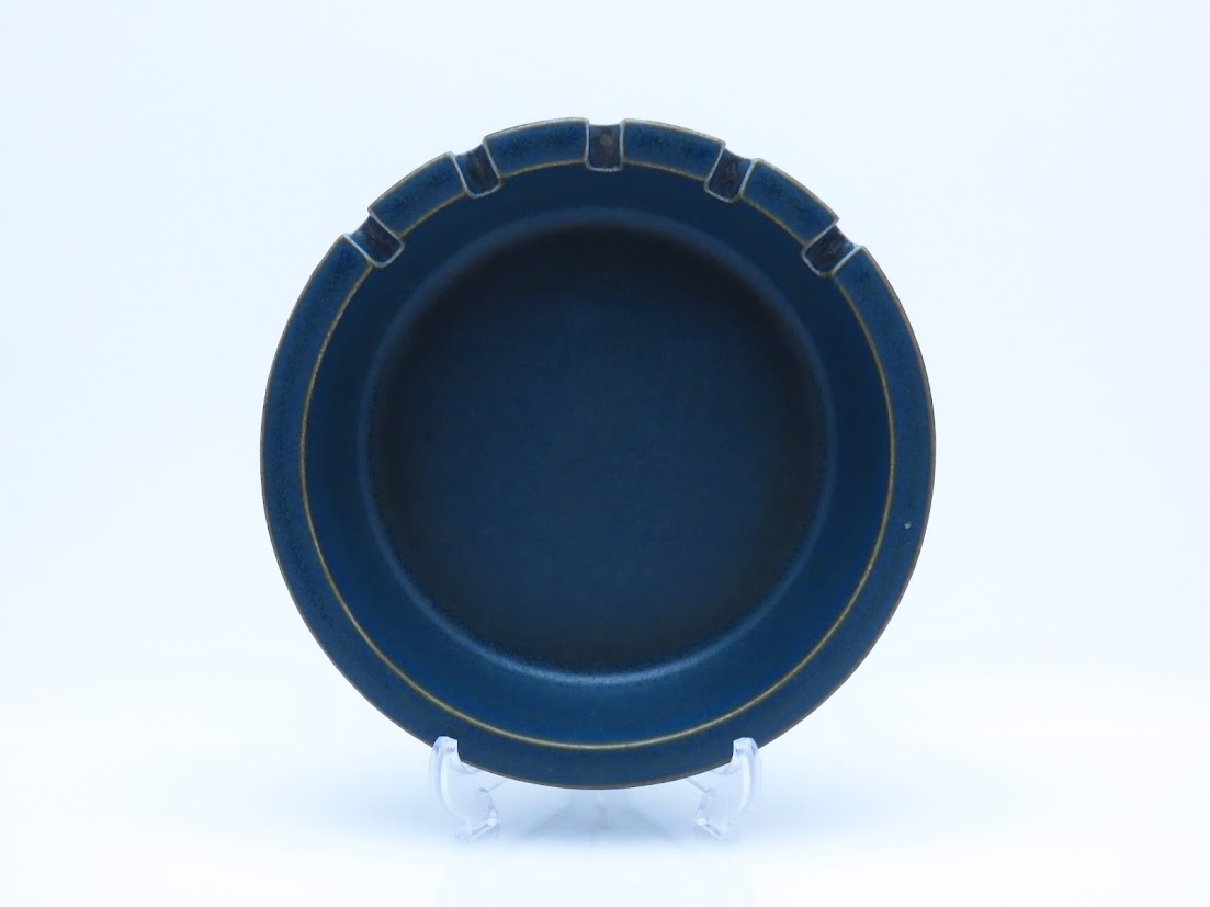 ARABIA/アラビア アッシュトレイ Φ16.5cm Goran Back/ゴランバック 灰皿 ブルールスカ RUSKA