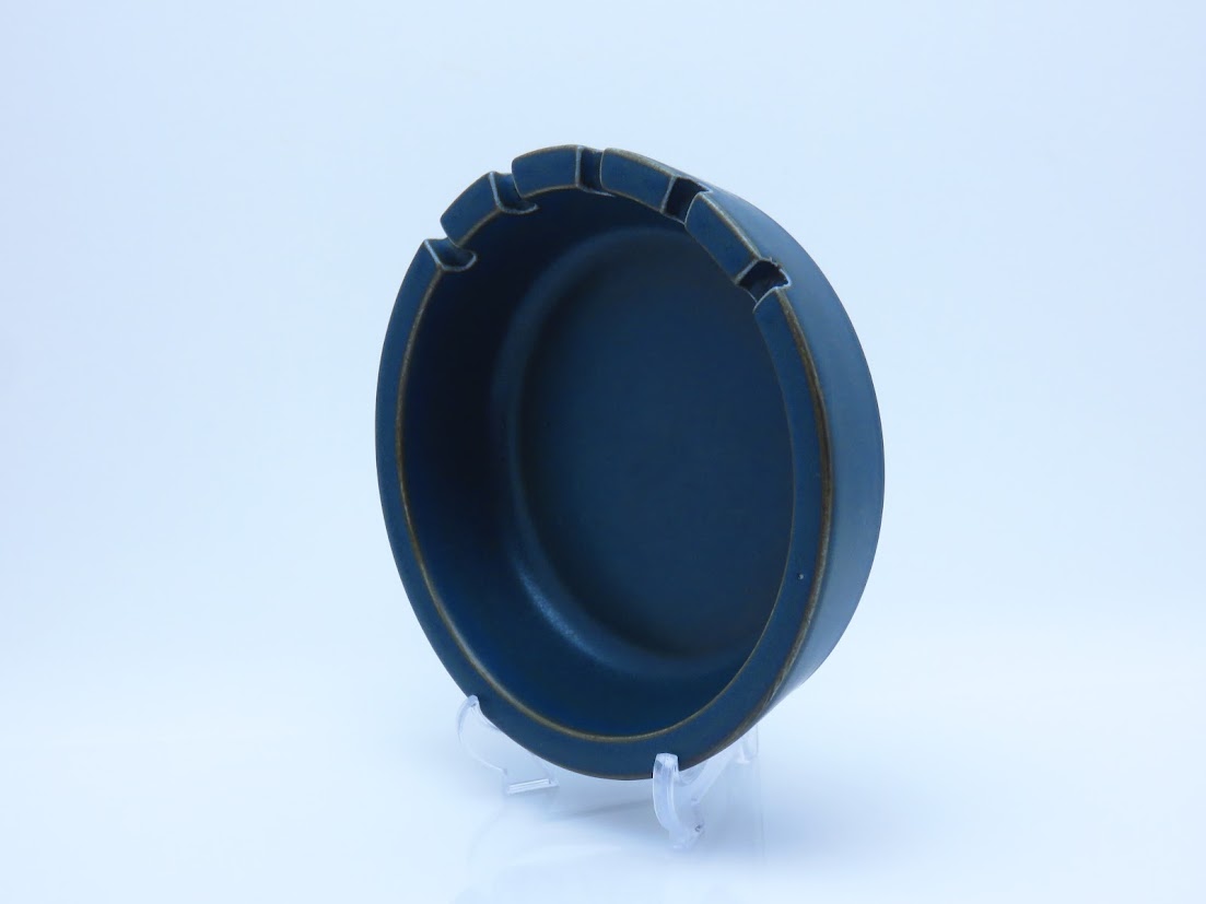 ARABIA/アラビア アッシュトレイ Φ16.5cm Goran Back/ゴランバック 灰皿 ブルールスカ RUSKA