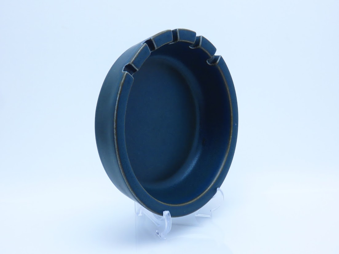 ARABIA/アラビア アッシュトレイ Φ16.5cm Goran Back/ゴランバック 灰皿 ブルールスカ RUSKA