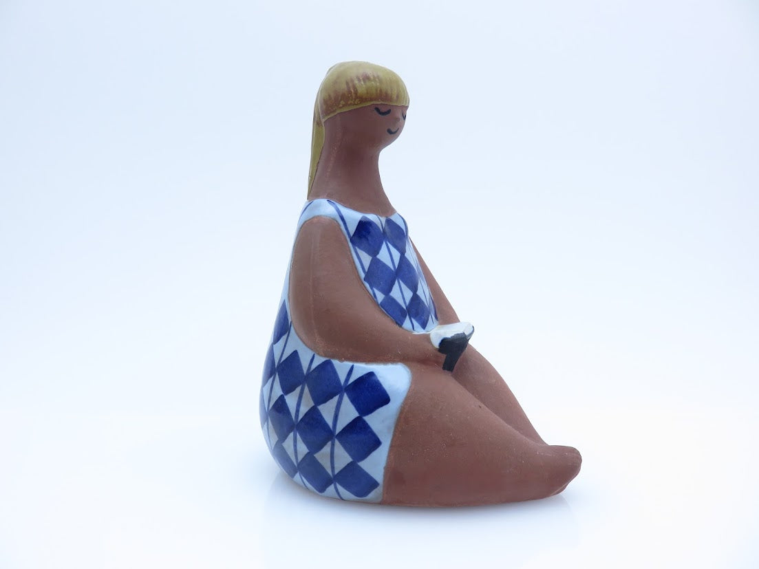 Gustavsberg/グスタフスベリ Lisa Larson/リサラーソン ABC Flickor Amalia フィギュア