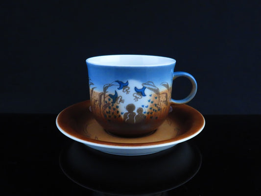 ARABIA/アラビア Aidille Mother's Day/母の日 1982 Helja Liukko Sundstrom/ヘルヤリウッコスンドストロムティーカップ&ソーサー [2]