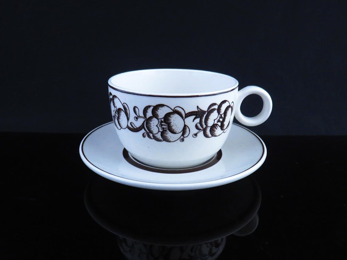 Gustavsberg/グスタフスベリ GARDEN/ガーデン Stig Lindberg/スティグリンドベリ ティーカップ&ソーサー [1]