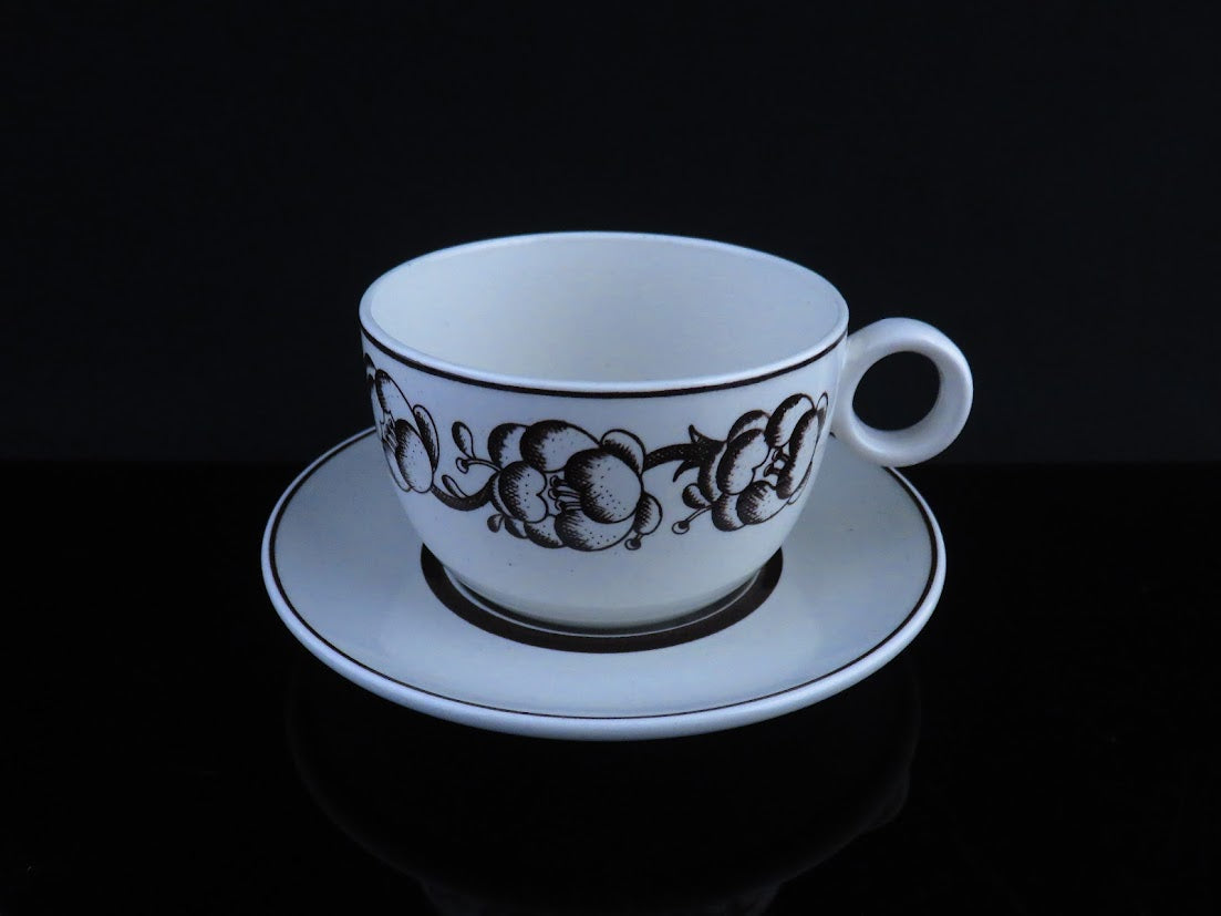 Gustavsberg/グスタフスベリ GARDEN/ガーデン Stig Lindberg/スティグリンドベリ ティーカップ&ソーサー [1]