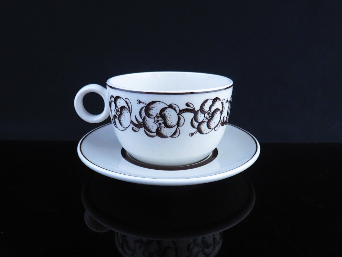 Gustavsberg/グスタフスベリ GARDEN/ガーデン Stig Lindberg/スティグリンドベリ ティーカップ&ソーサー [1]