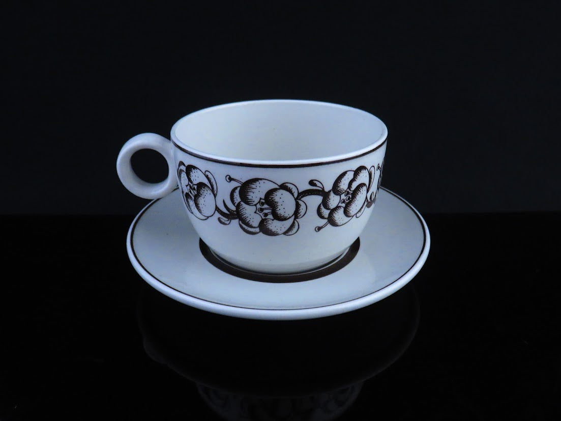 Gustavsberg/グスタフスベリ GARDEN/ガーデン Stig Lindberg/スティグリンドベリ ティーカップ&ソーサー [1]