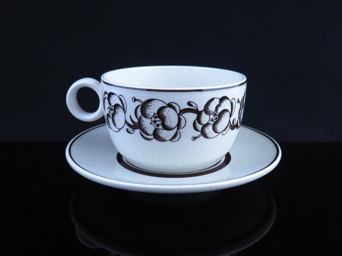 Gustavsberg/グスタフスベリ GARDEN/ガーデン Stig Lindberg/スティグリンドベリ ティーカップ&ソーサー [2]