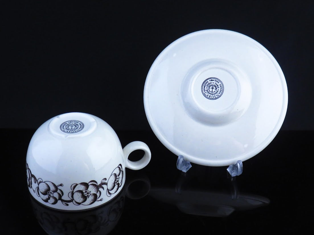 Gustavsberg/グスタフスベリ GARDEN/ガーデン Stig Lindberg/スティグリンドベリ ティーカップ&ソーサー [2]