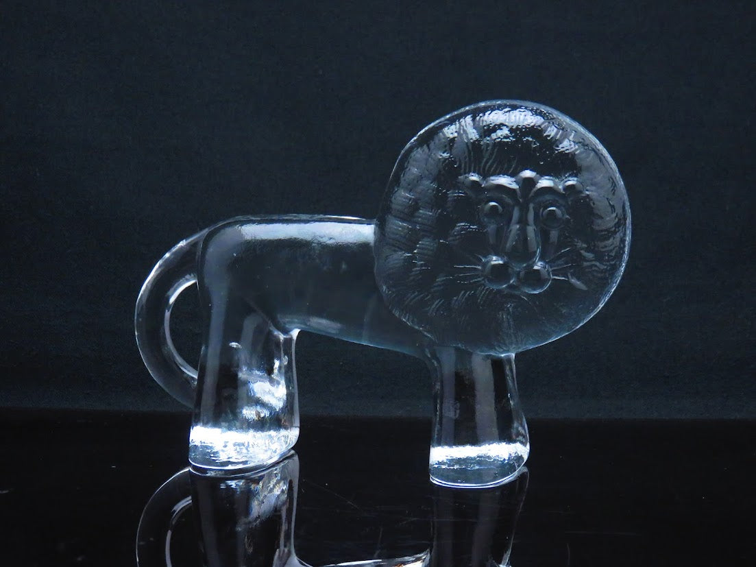 BODA/ボダ Zoo/ズーシリーズ Bertil Vallien/バーティルヴァリーン Lion/ライオン 中 H9.5cm