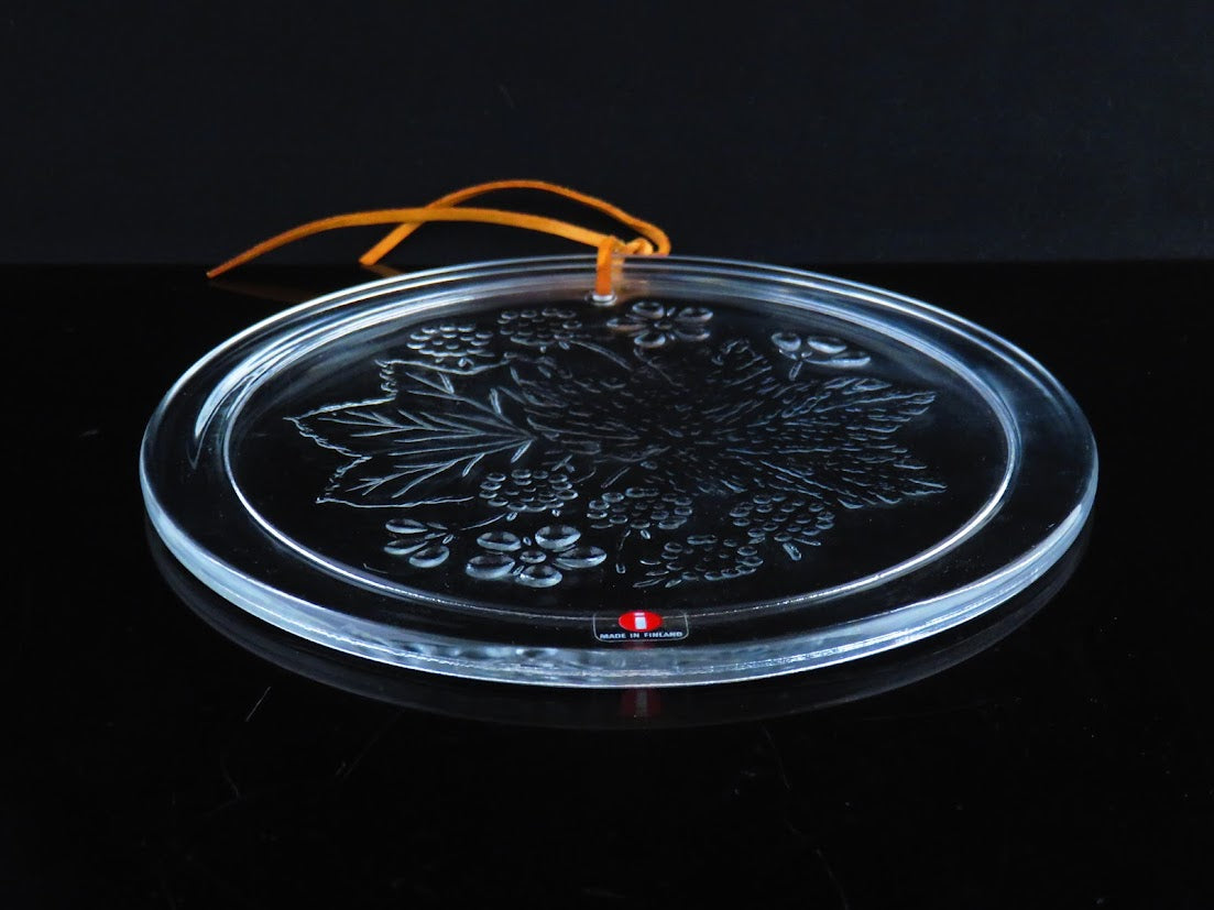 iittala/イッタラ Lapin Marjat ガラスオーナメント/サンキャッチャー Kerttu Nurminen/ケルットゥヌルミネン Arctic raspberry