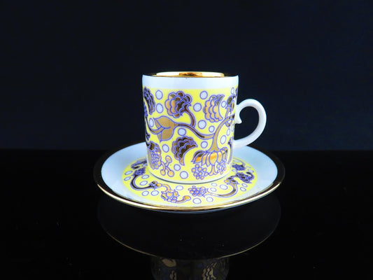 ARABIA/アラビア Iiris/アイリス デミタスカップ&ソーサー イエロー Anja Jaatinen-Winquist/アンヤヤーティネンウィンクヴィスト [1]