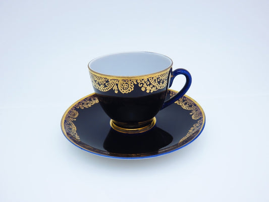 Lomonosov/ロモノーソフ Golden Frieze コーヒーカップ&ソーサー Imperial Porcelain/インペリアルポーセレン [1]