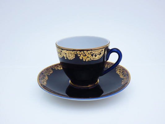 Lomonosov/ロモノーソフ Golden Frieze コーヒーカップ&ソーサー Imperial Porcelain/インペリアルポーセレン [2]