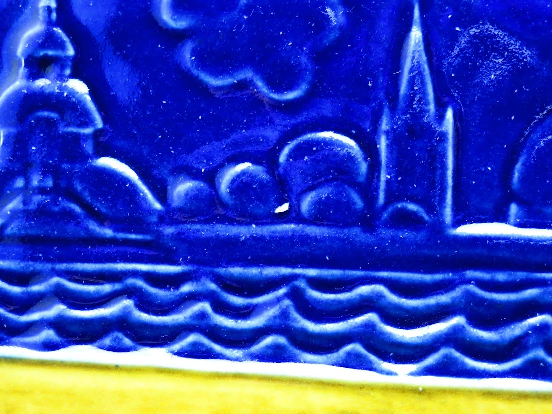 Rorstrand/ロールストランド Carl-Harry Stalhane/カールハリースタルハーネ Lidkopings Mekaniska Verkstads AB設立100年記念 陶板