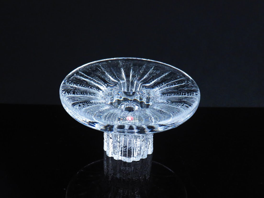 iittala/イッタラ Bolero/ボレロ Timo Sarpaneva/ティモサルパネヴァ キャンドルスタンド φ14cm 1.2kg ブランドシール付き