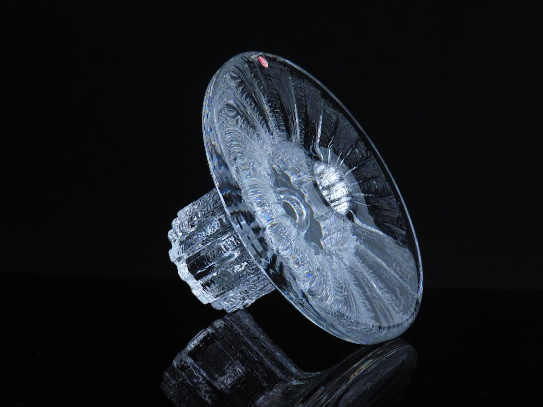 iittala/イッタラ Bolero/ボレロ Timo Sarpaneva/ティモサルパネヴァ キャンドルスタンド φ14cm 1.2kg ブランドシール付き