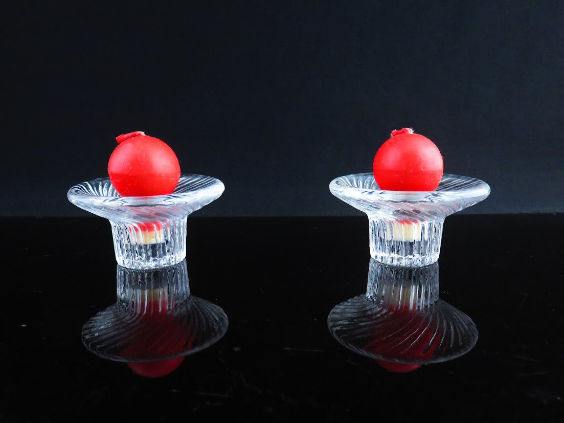 iittala/イッタラ Poppa/ポッパ Valto Kokko/バルトコッコ キャンドルスタンド 2個セット オリジナルキャンドル付き ブランドシール付き[1]