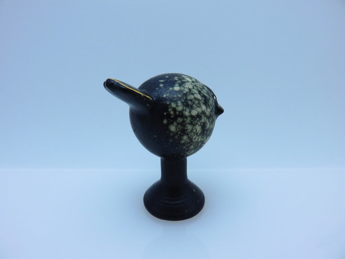 Gustavsberg/グスタフスベリ Lisa Larson/リサラーソン Tekla 黒 鳥 フィギュア