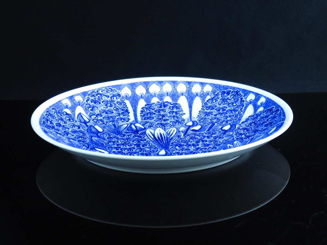 Gustavsberg グスタフスベリ Jultallrik クリスマスプレート SVEN JONSON スヴェンジョンソン 1980 ウォールプレート 飾りプレート 絵皿