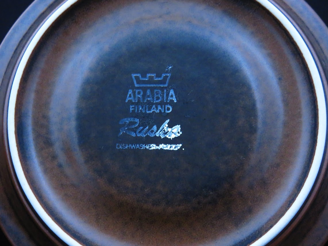 ARABIA/アラビア RUSKA/ルスカ モーニングカップ&ソーサー Ulla Procope/ウラプロコッペ バックスタンプあり [2]