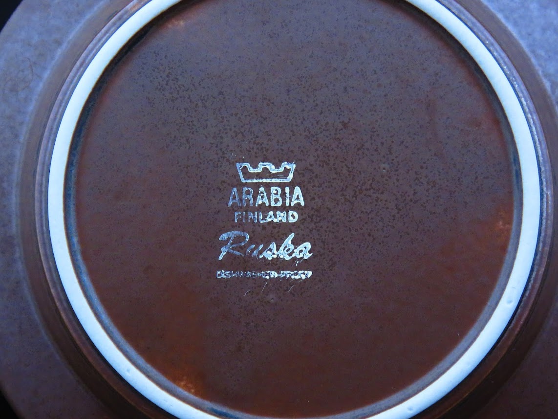 ARABIA/アラビア RUSKA/ルスカ プレート 17cm Ulla Procope/ウラプロコッペ バックスタンプあり [1]