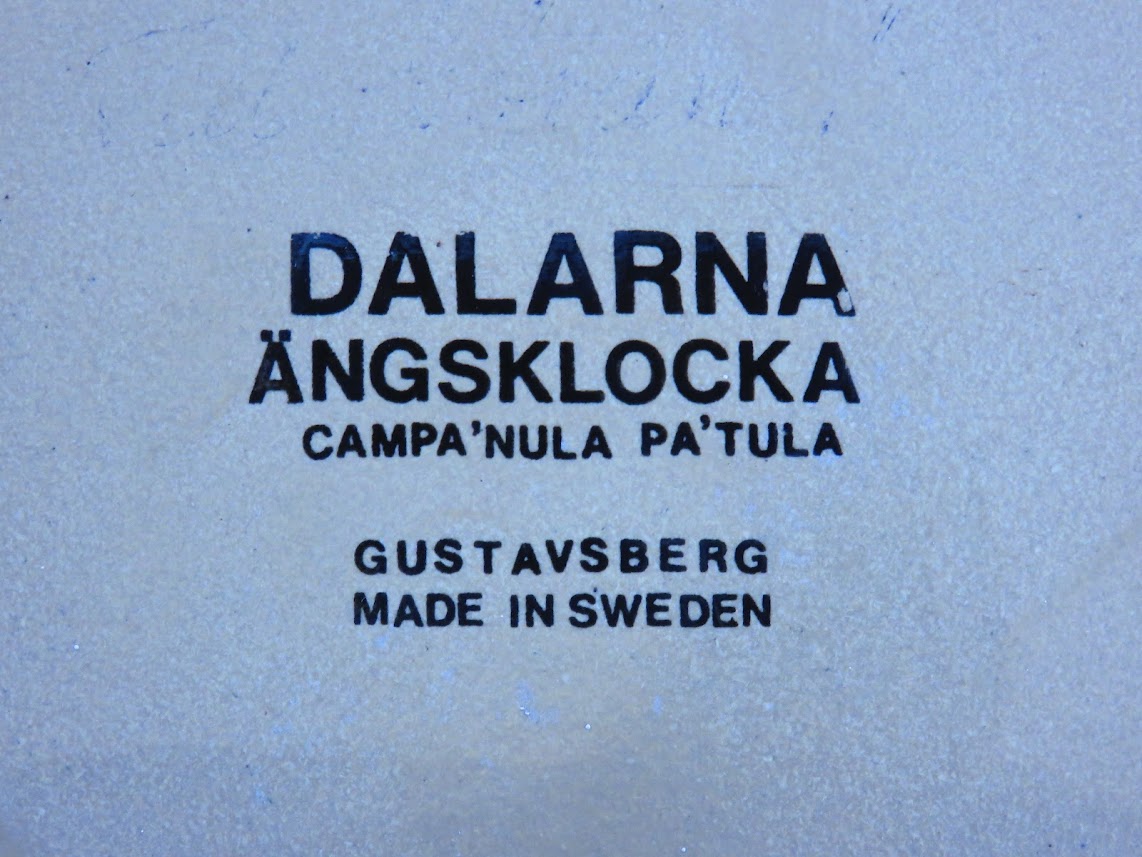 Gustavsberg/グスタフスベリ Heinz Erret/ハインツエレット 陶板 Dalarna/ダーラナ Angsklocka/カンパニュラパチュラ