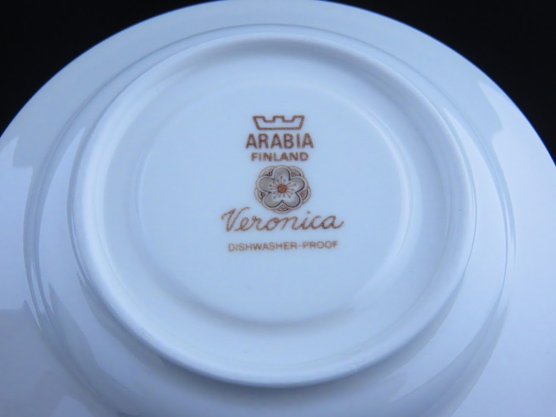 ARABIA/アラビア Veronica/ヴェロニカ Inkeri Leivo/インケリレイヴォ コーヒーカップ&ソーサー [1]