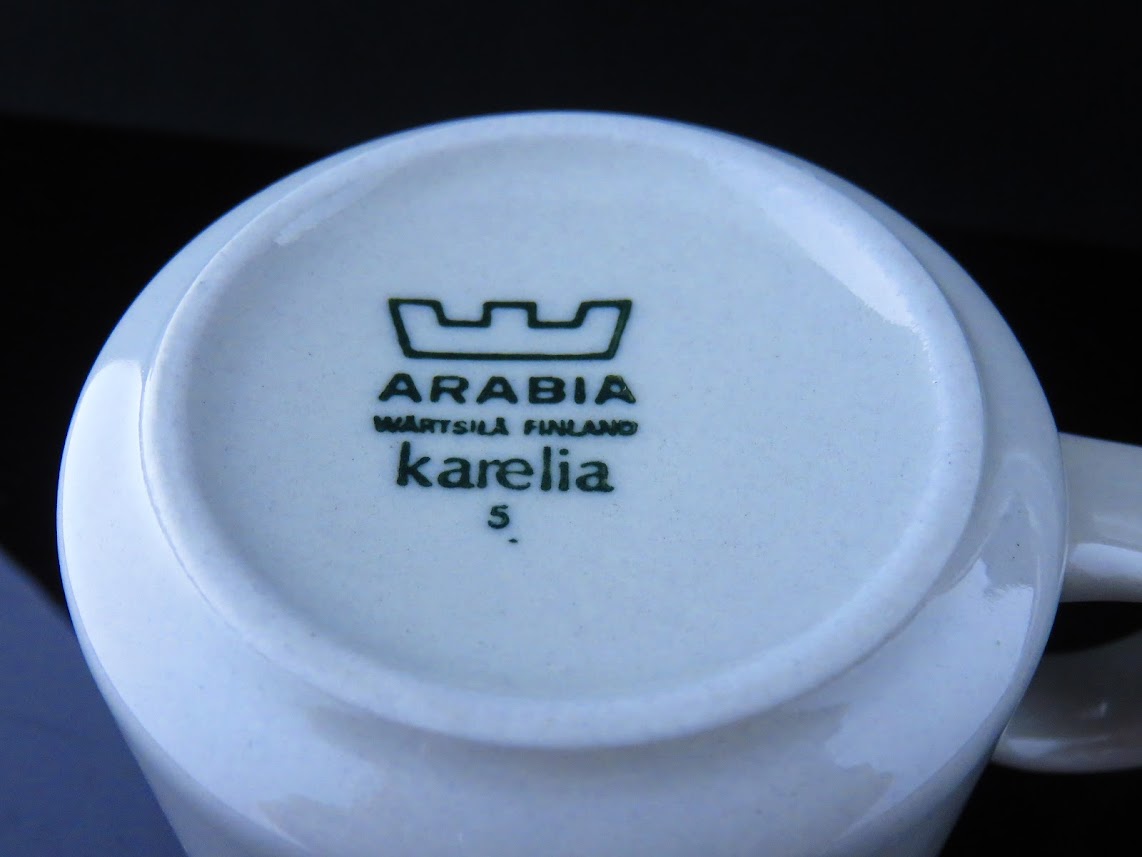 ARABIA/アラビア KARELIA/カレリア Anja Jaatinen-Winquist Peter Winquist/ピーターウィンクイスト ティーカップ&ソーサー [2]