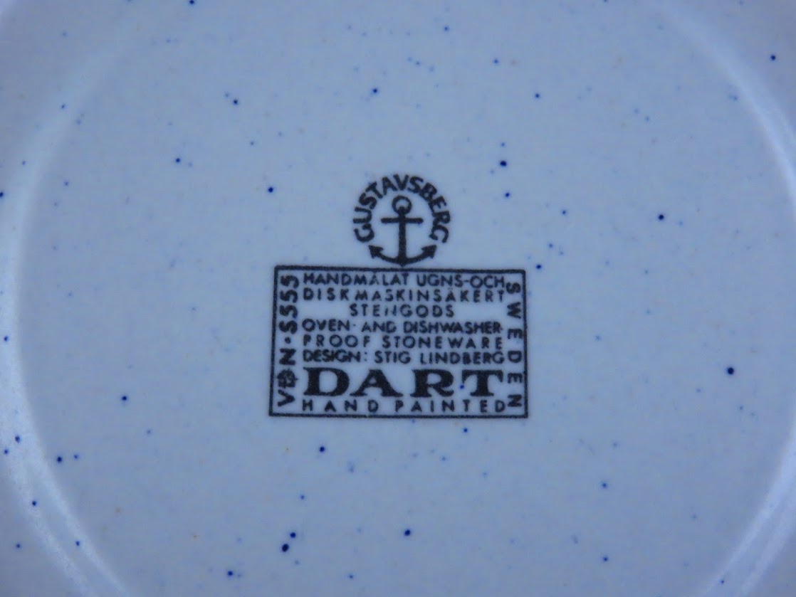 Gustavsberg/グスタフスベリ DART/ダート ティーカップ&ソーサー Stig 