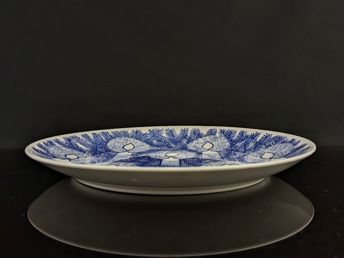 Gustavsberg グスタフスベリ Jultallrik クリスマスプレート SVEN JONSON スヴェンジョンソン 1976 ウォールプレート 飾りプレート 絵皿