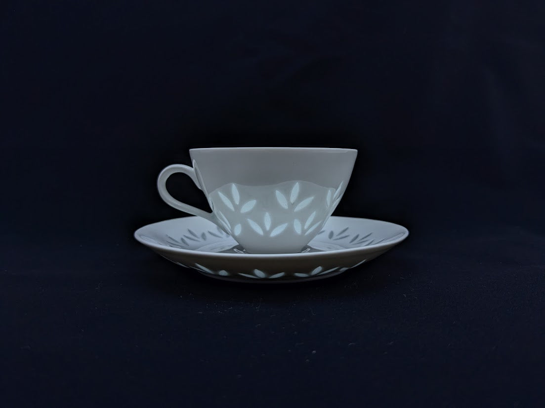 ARABIA/アラビア Rice/ライス デミタスカップ&ソーサー Friedl Holzer Kjellberg/フリードルホルツェル ツェルベリ [1]