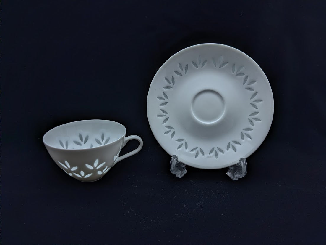 ARABIA/アラビア Rice/ライス デミタスカップ&ソーサー Friedl Holzer Kjellberg/フリードルホルツェル ツェルベリ [1]