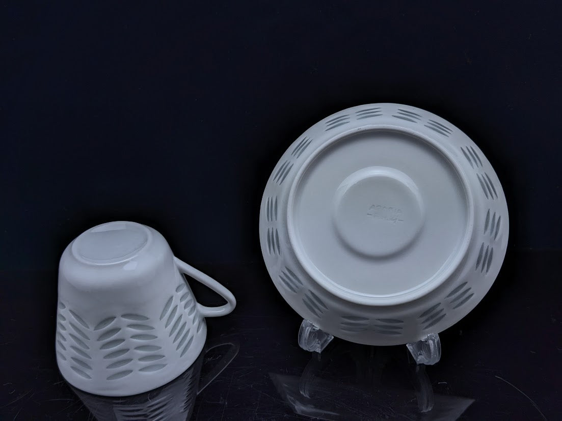 ARABIA/アラビア Rice/ライス コーヒーカップ&ソーサー Friedl Holzer Kjellberg/フリードルホルツェル ツェルベリ [2-2]