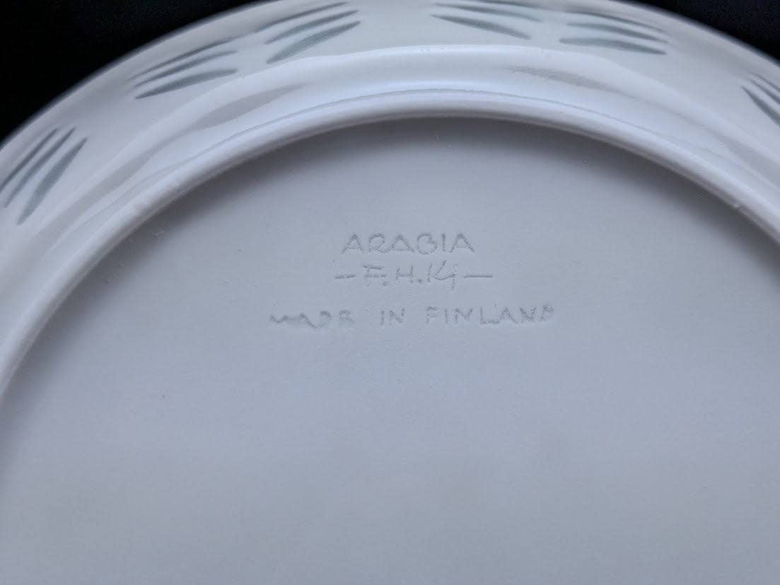 ARABIA/アラビア Rice/ライス プレート15cm Friedl Holzer Kjellberg/フリードルホルツェルツェルベリ [2-1]