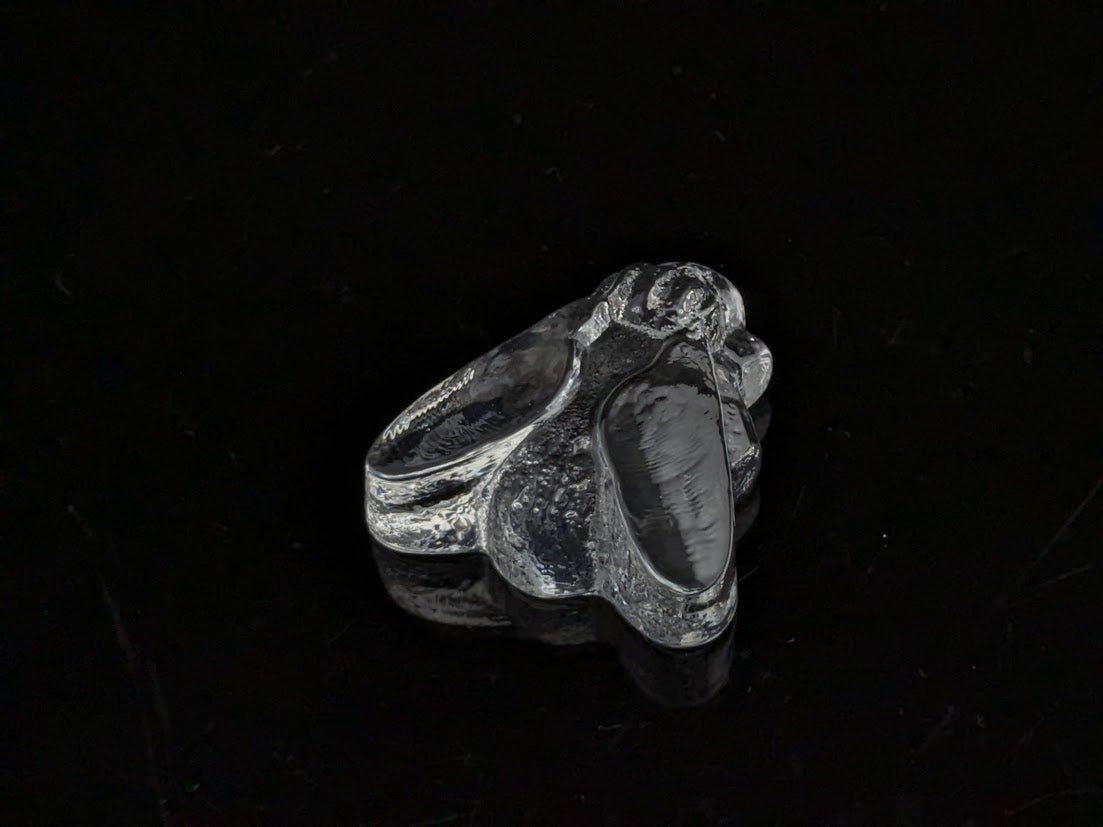 RoyalKrona/ロイヤルクローナ Lisa Larson/リサラーソン 昆虫シリーズ ハエ ガラスオブジェ