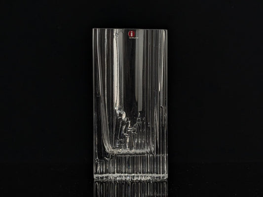 iittala/イッタラ Sointu/ソインツ Tapio Wirkkala/タピオウィルカラ フラワーベース 花瓶 H16cm カットサインあり ブランドシール付き