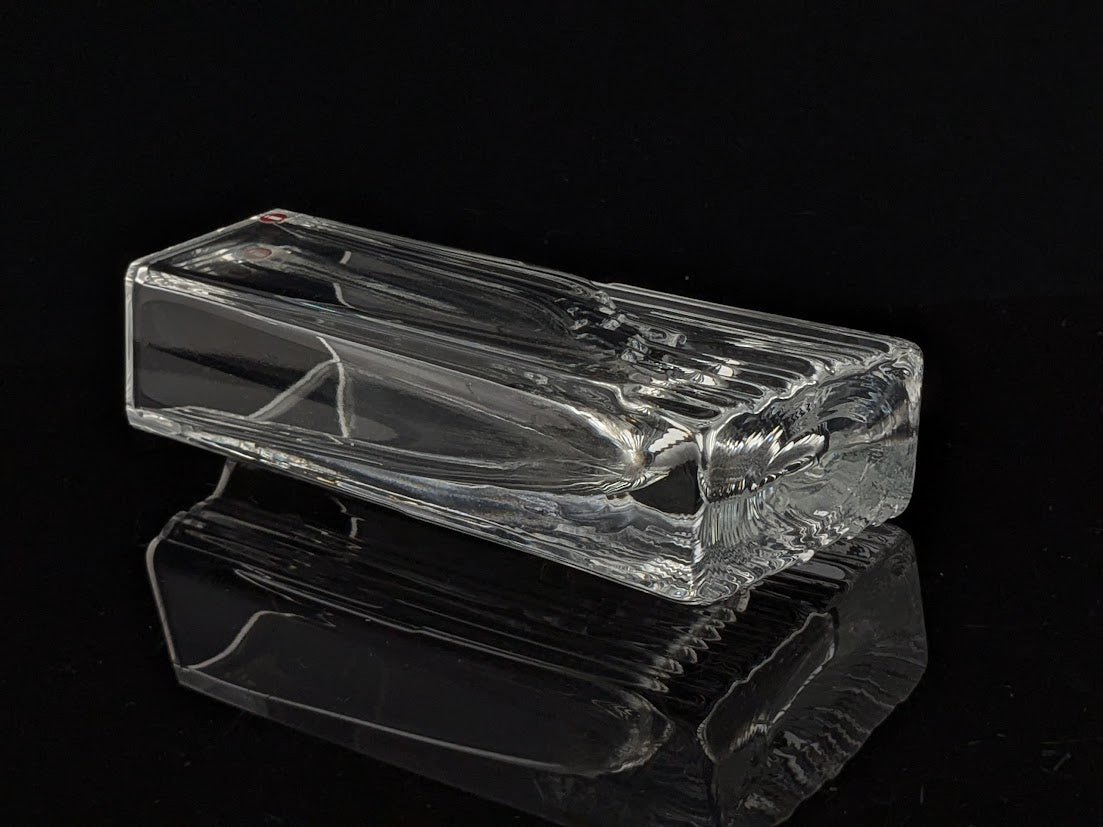 iittala/イッタラ Sointu/ソインツ Tapio Wirkkala/タピオウィルカラ フラワーベース 花瓶 H16cm カットサインあり ブランドシール付き