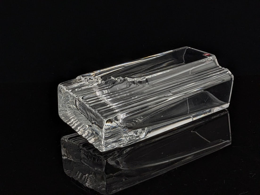 iittala/イッタラ Sointu/ソインツ Tapio Wirkkala/タピオウィルカラ フラワーベース 花瓶 H16cm カットサインあり ブランドシール付き