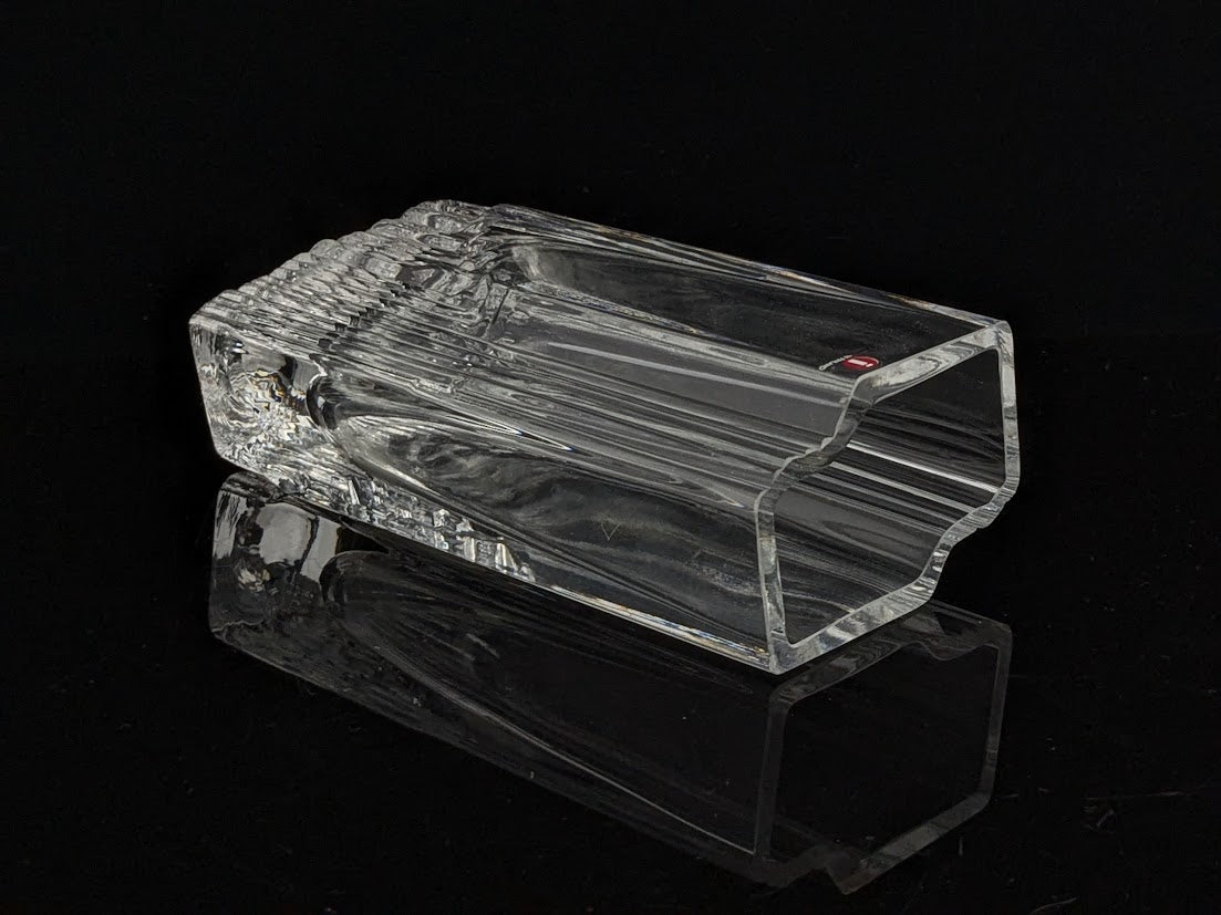 iittala/イッタラ Sointu/ソインツ Tapio Wirkkala/タピオウィルカラ フラワーベース 花瓶 H16cm カットサインあり ブランドシール付き