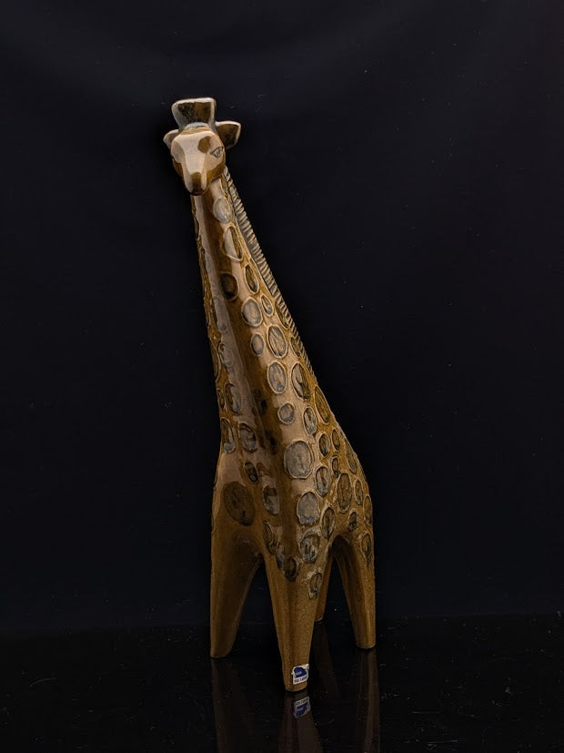 Gustavsberg/グスタフスベリ Lisa Larson/リサラーソン STORA ZOO Giraff/キリン フィギュア ブランドシール付き