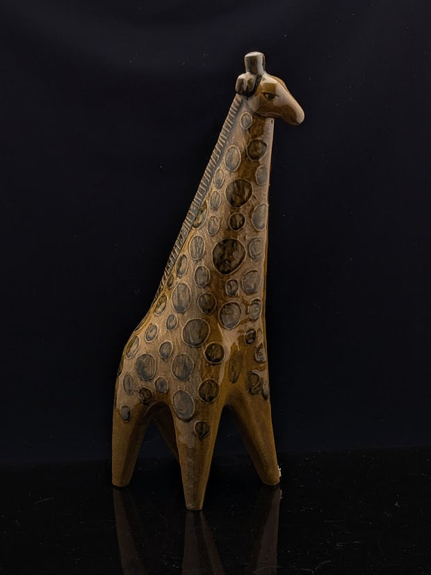 Gustavsberg/グスタフスベリ Lisa Larson/リサラーソン STORA ZOO Giraff/キリン フィギュア ブランドシール付き