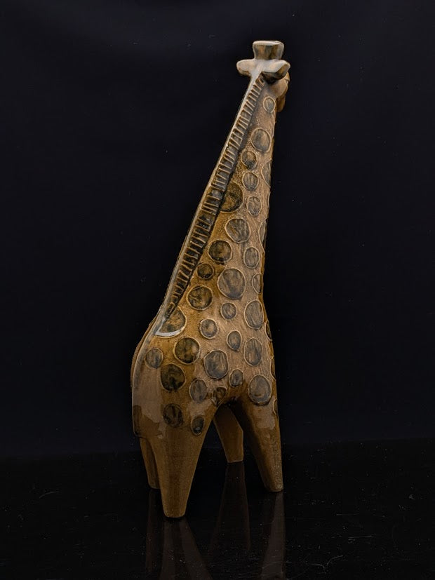 Gustavsberg/グスタフスベリ Lisa Larson/リサラーソン STORA ZOO Giraff/キリン フィギュア ブランドシール付き