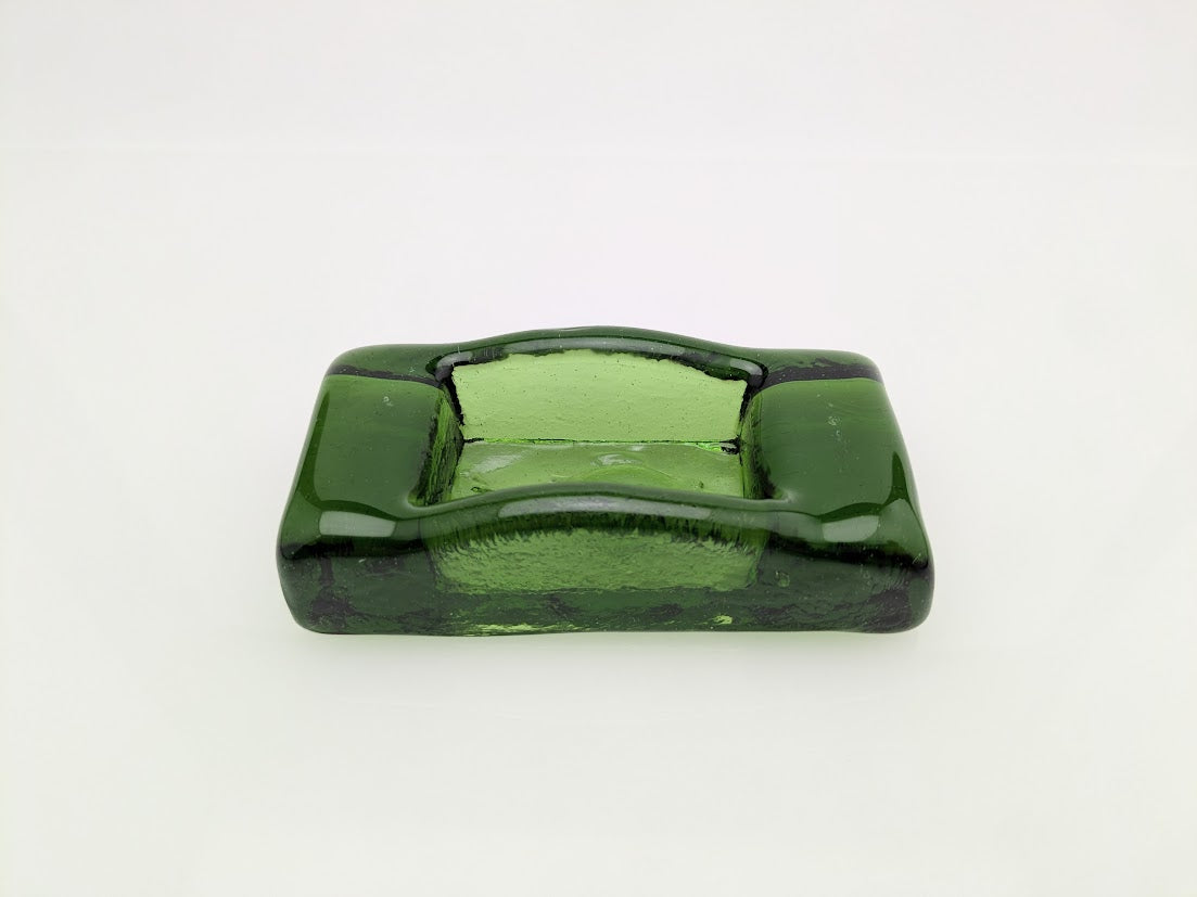 Boda/ボダ Erik Hoglund/エリックホグラン アッシュトレイ 長方形 グリーン さかな 10.0cm×4.9cm