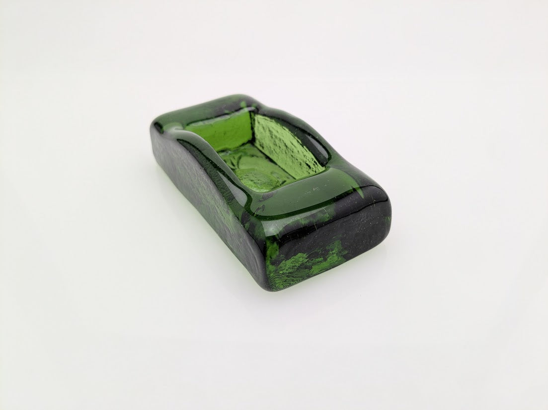 Boda/ボダ Erik Hoglund/エリックホグラン アッシュトレイ 長方形 グリーン さかな 10.0cm×4.9cm