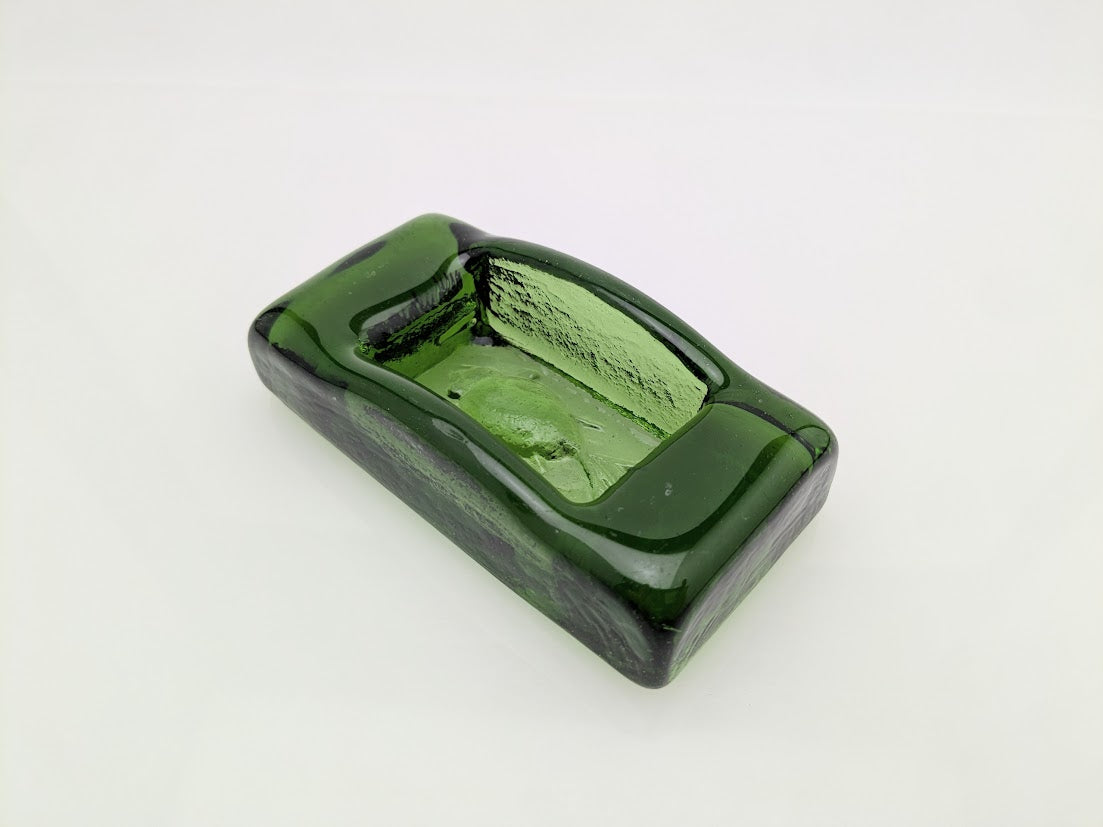Boda/ボダ Erik Hoglund/エリックホグラン アッシュトレイ 長方形 グリーン さかな 10.0cm×4.9cm