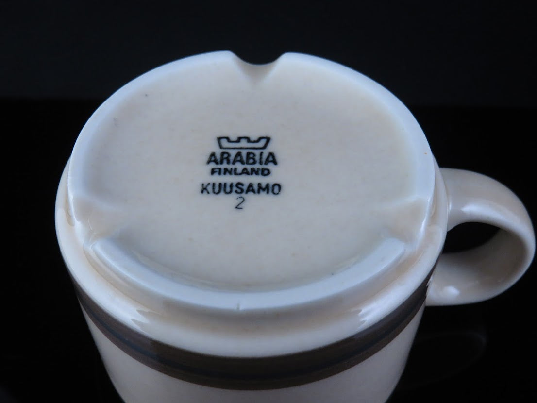 ARABIA/アラビア Kuusamo/クウサモ コーヒーカップ&ソーサー 小サイズ H5.1cm