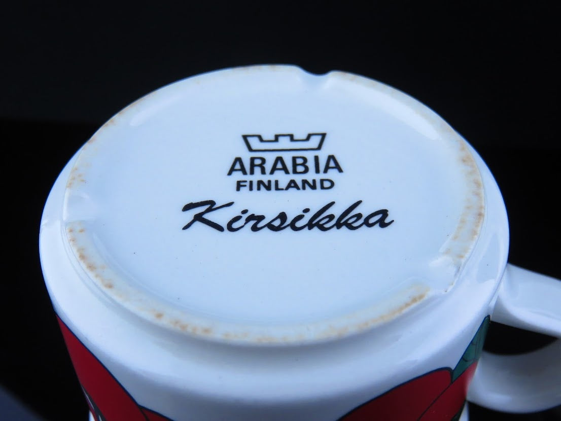 ARABIA/アラビア Kirsikka/キルシッカ コーヒーカップ&ソーサー