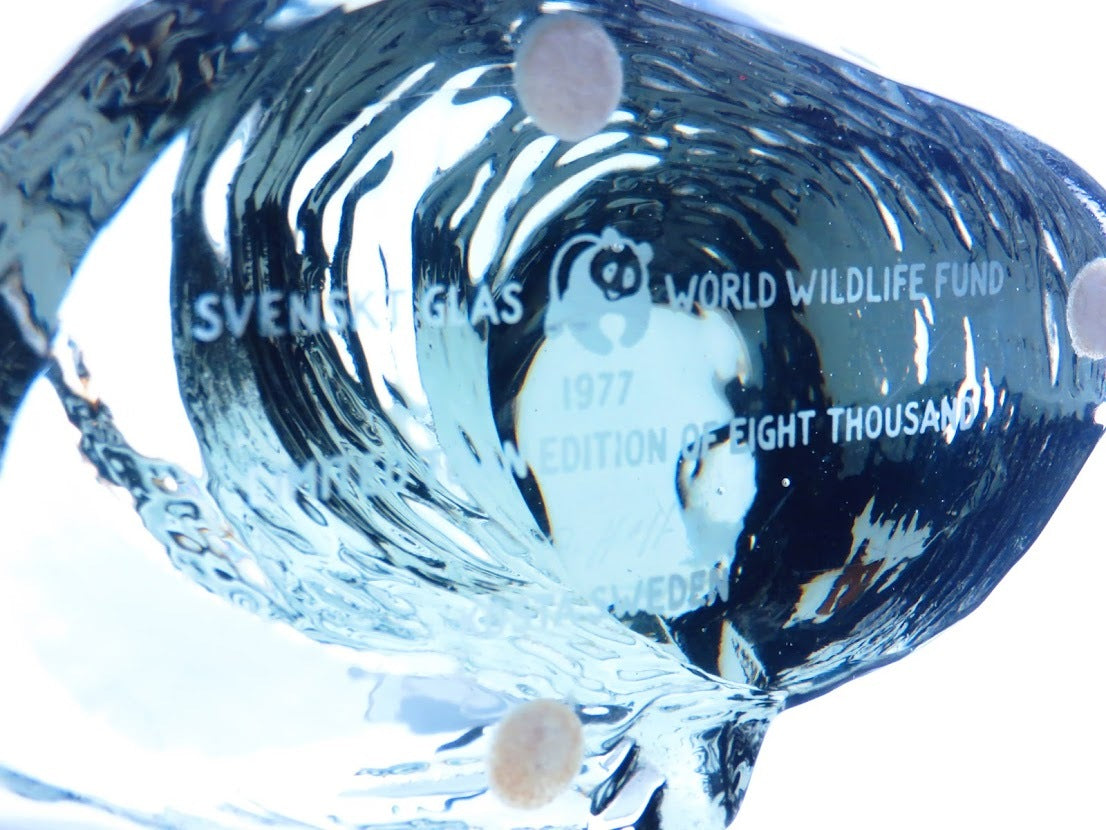 KOSTA/コスタ WWF/世界自然保護基金 Svenskt Glas セイウチ