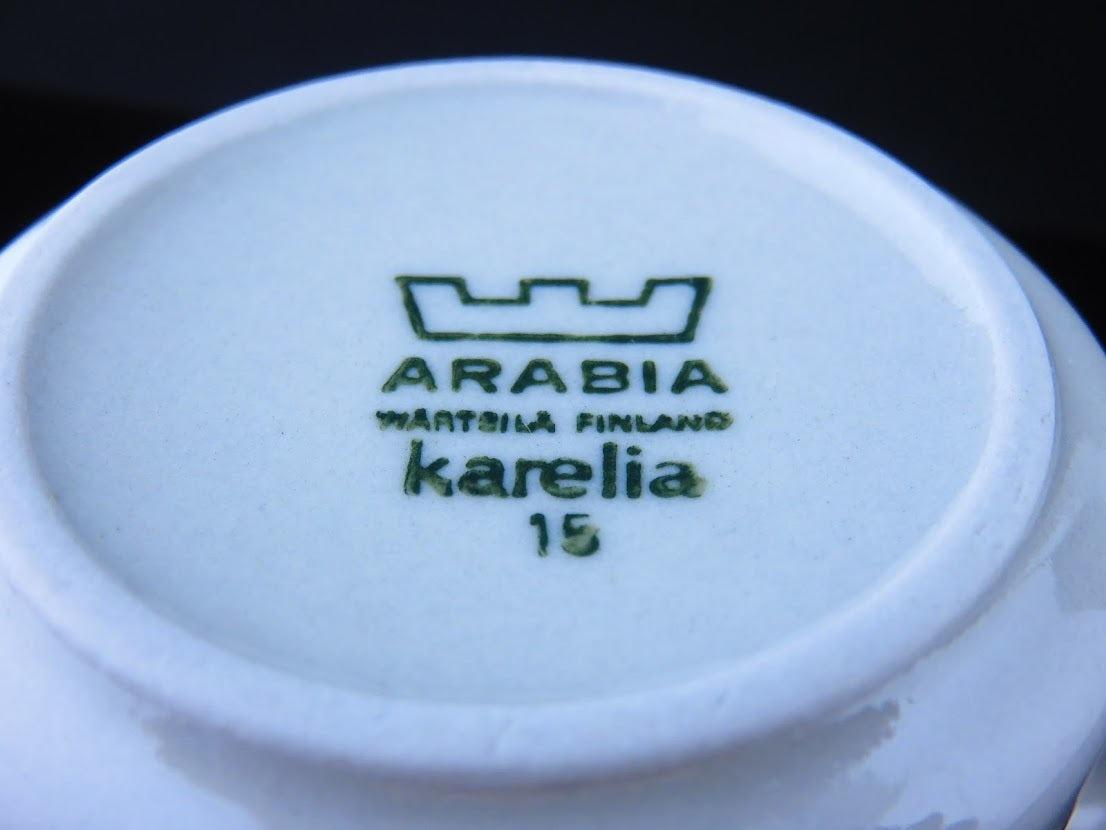 ARABIA/アラビア KARELIA/カレリア ティカップ&ソーサー